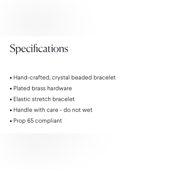 Little Words Project ‘Sisters’ crystal beaded bracelet - Picture 2 of 2